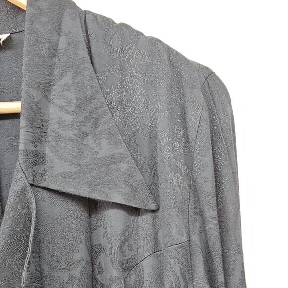 Société Blue Lace Tie Duster Top One Size Made in USA Pre-owned - Picture 4 of 7